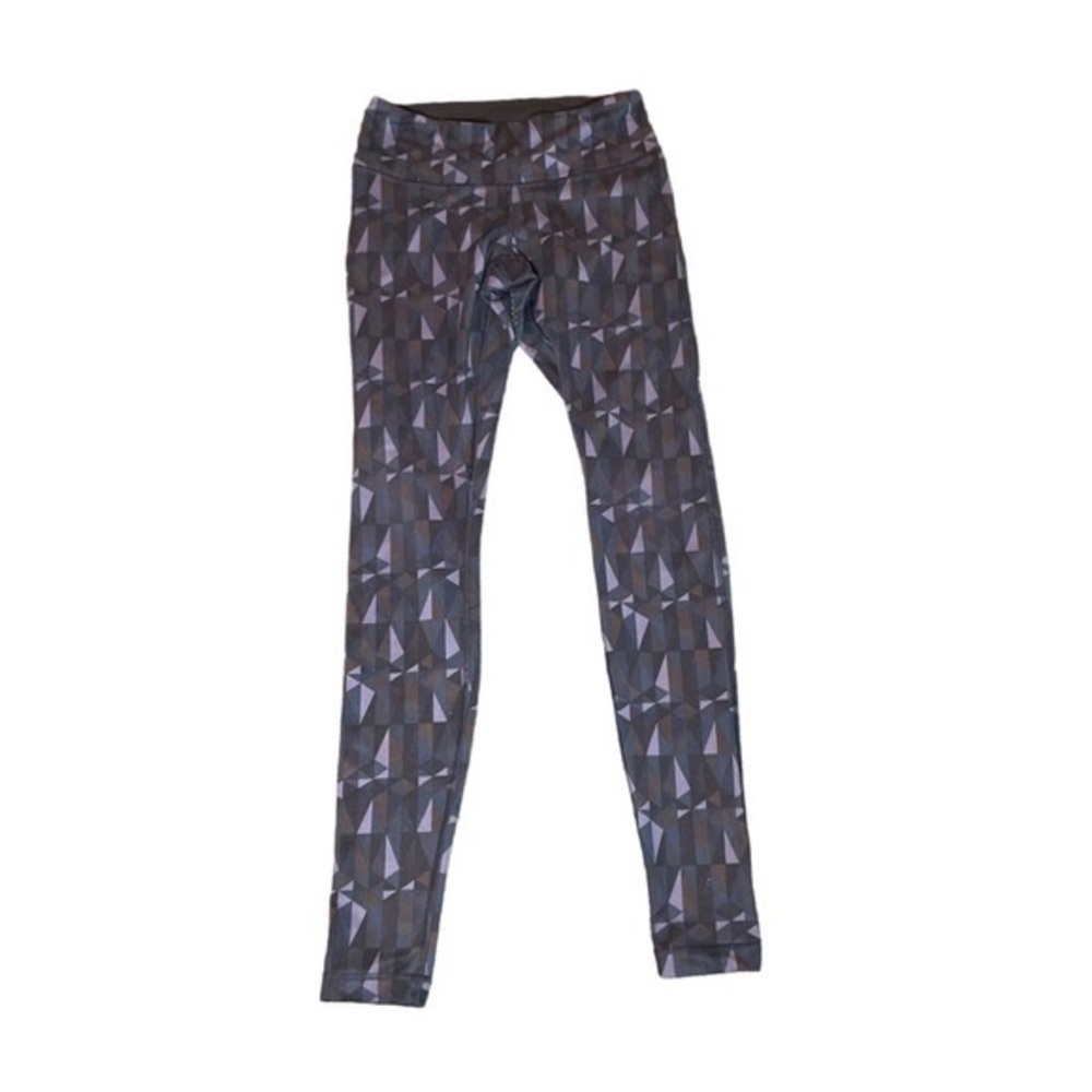 LULULEMON Wunder Under Stained Glass Love Purple Leggings Size 4